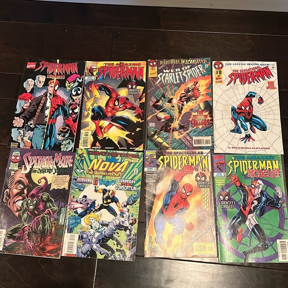 Marvel comics Spider-Man collection 8 comics